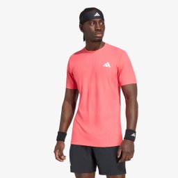 Тениска adidas Tennis Climacool+ Airchill Freelift T-shirt Pure Turbo L