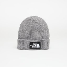 Шапка The North Face Tnf Logo Box Cuffed Beanie Grey Heather OS