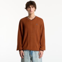 Пуловер adidas Cable Knit Crewneck Sweatshirt Dusky Bronze S