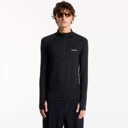 Тениска Columbia Midweight Stretch Long Sleeve Half Zip Black XL