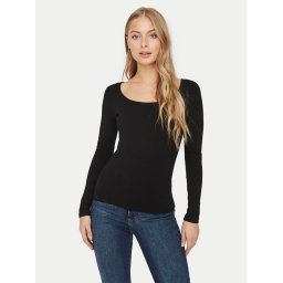 Vero Moda Блуза Maxi My 10228809 Черен Slim Fit