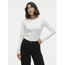 Vero Moda Блуза Chloe 10306897 Бял Slim Fit