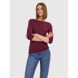 Vero Moda Блуза Panda 10274133 Бордо Regular Fit