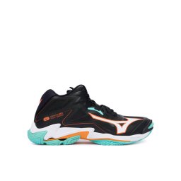 Mizuno Обувки за зала Wave Lightning Z8 Mid V1GA2405 Черен