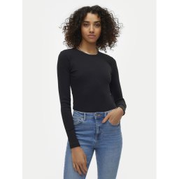 Vero Moda Блуза Chloe 10306897 Черен Slim Fit