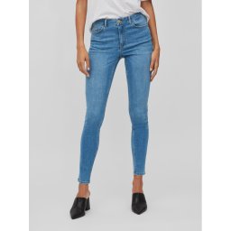 Vila Дънки Sarah 14084766 Син Skinny Fit