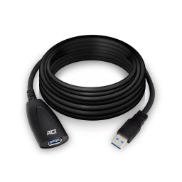 ACT USB 3.2 Gen 1 Удължителен активен кабел USB-A-USB-A, 5м/ вкл. до 4хAC60