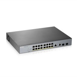 Комутатор ZyXEL GS1350-18HP - 18 Port managed CCTV PoE switch