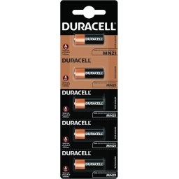 Алкална батерия DURACELL 12 V /5бр./pack цена за 1 бр./ за аларми А23 MN21