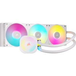 Водно охлаждане CORSAIR iCUE LINK TITAN 360 RX RGB AIO Liquid CPU Cooler - White