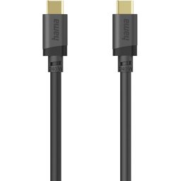 HAMA Кабел USB-C E-Marker чип USB 3.2 Gen1, 5 Gbit/s, 240 W, 0.75 м