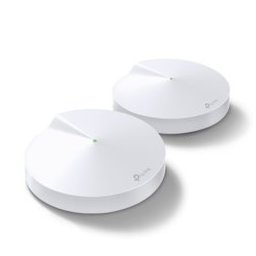 Wi-fi система TP-Link Deco M5 AC1300(2-pack), 2.4 GHz (400 Mbps)/5GHz (867Mbps), Wireless AC, 4x 10/100/1000, 4 вътрешни антени