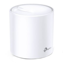 Безжична Wi-fi система TP-Link Deco X60 V2, Мобилен, 3000Mbps, 2.4GHz(574Mbps), 5GHz, (2402Mbps), Wireless AX, 1x LAN 10/100/3,000 Mbps, 1 вътрешни антени