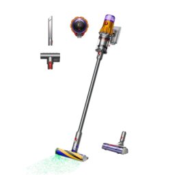 Безжична вертикална прахосмукачка Dyson V12 Absolute SV46, 150 AW, до 60 мин работа, 0,35 л, лазерно осветяване