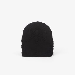 Шапка Daily Paper Textured Shield Skull Cap Beanie Black Universal