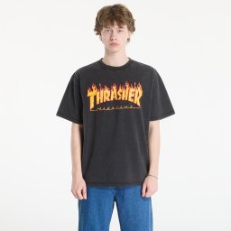 Тениска Thrasher Flame Vintage T-Shirt Black S