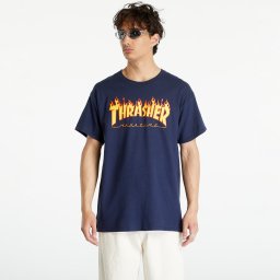 Тениска Thrasher Flame Logo T-Shirt Navy Blue L