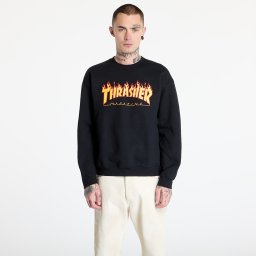Суитшърт Thrasher Flame Crewneck Black L
