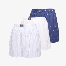 Боксерки Ralph Lauren Polo Open Boxer 3-Pack White L
