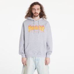 Суитшърт Thrasher Flame Logo Hoody Melange Grey S