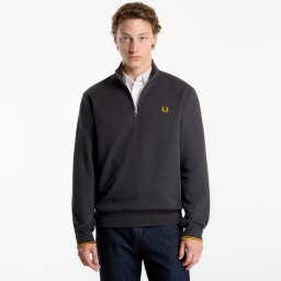 Суитшърт FRED PERRY Half Zip Sweatshirt Gray M