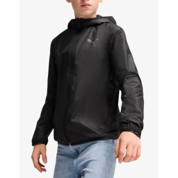 PUMA Fleece Line Windbreaker Black