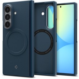 Гръб Spigen Air Skin Aramid MagSafe за Samsung Galaxy Z Fold 8 Ultra - тъмносин