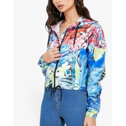 NIKE Sportswear Windrunner Cropped Jacket Multicolor