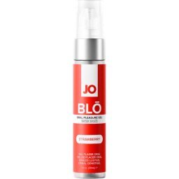 System JO BLŌ Oral Pleasure Gel охлаждащ гел за пенис Strawberry 30 мл.