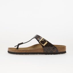 Birkenstock Gizeh LEN Emboss Leather Black 41