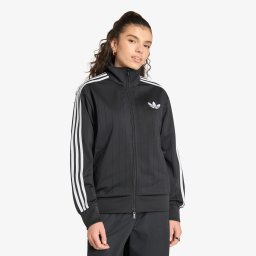Яке adidas Pinstripe Firebird Loose Tracktop Black/ White/ Grey Two L