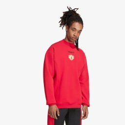 Суитшърт adidas Manchester United EQT Sweatshirt Mufc Red L