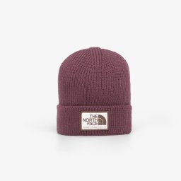 Шапка The North Face TNF Logo Box Cuffed Beanie Deep Burgundy Universal