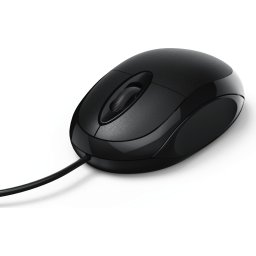 Оптична мишка HAMA MC-100, кабел 1.3 м, USB, 1000 dpi, 3 бутона, Черен