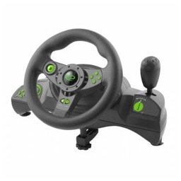 Волан с педали Esperanza Nitro EGW102, за PC/PS3, 12 бутона, потенциометър, черен