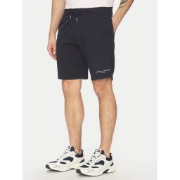 Tommy Hilfiger Спортни шорти Small Logo MW0MW38698 Тъмносин Regular Fit