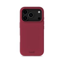 Гръб Holdit Silicone за iPhone 18 Pro Max / 17 Pro Max - Red Velvet
