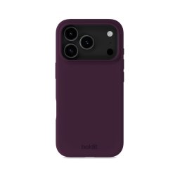 Гръб Holdit Silicone за iPhone 18 Pro / 17 Pro - Deep Plum