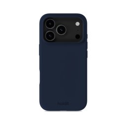 Гръб Holdit Silicone за iPhone 18 Pro / 17 Pro - Midnight Blue
