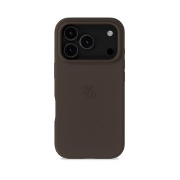 Гръб Holdit Silicone MagSafe за iPhone 18 Pro / 17 Pro - Chocolate