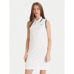 Guess Ежедневна рокля V5GK04 KCOK1 Бял Bodycon Fit
