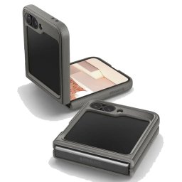 Кейс Spigen за Samsung Galaxy Z Flip 6, Parallax, Сив
