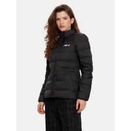 KARL LAGERFELD Пухено яке 246W1513 Черен Slim Fit