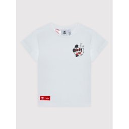 adidas Тишърт Disney Mickey And Friends HC1912 Бял Regular Fit