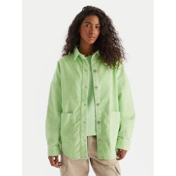 Roxy Риза Kick Back Washed Cord ERJWT03697 Зелен Regular Fit