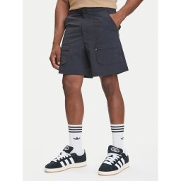 adidas Шорти от плат Premium Essentials Utility Cargo JD2107 Черен Loose Fit