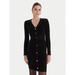 Marciano Guess Плетена рокля 5BGK04 5661Z Черен Slim Fit