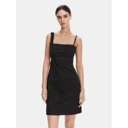 HUGO Ежедневна рокля Kutari 50530172 Черен Slim Fit