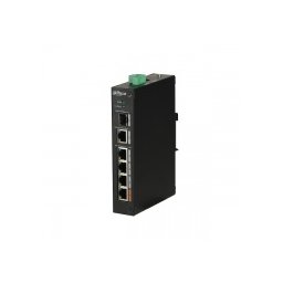 PFS3106-4ET-60-V2 - 6 портов, 4x10/100 POE, 1x Gigabit, 1x оптичен порт, Layer 2 PRO серия POE комутатор DAHUA