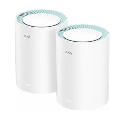 Cudy M1300 (2-Pack) AC1200 Wi-Fi Gigabit Mesh Solution 867Mbps at 5GHz + 30